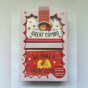 Hello Happy Paper Pop-Up Valentine Cards Set